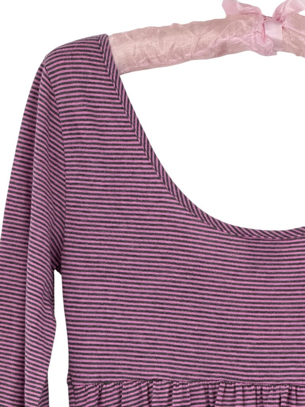 VTG NWT Victoria’s Secret PINK Striped Babydoll Dress | Indie Sleaze McBling Y2K - Picture 7 of 13